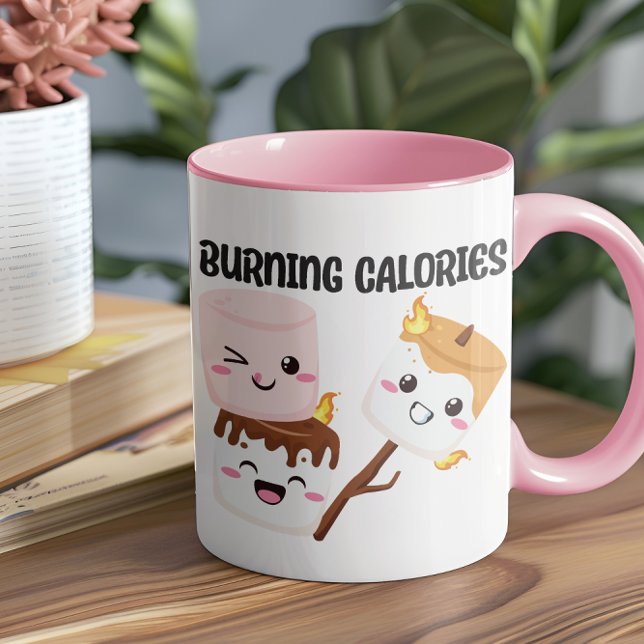 Burning Calories Marshmallow Meme Mug ( No need to be “mallow-dramatic”. This fantastic mug features some serious eye candy.)