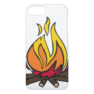 Burning Campfire iPhone 8/7 Case