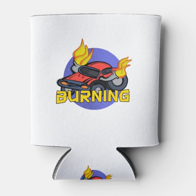 Burning Can Cooler (Front)
