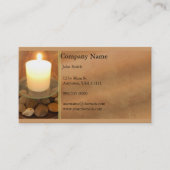 Burning Candle Business Card (Front)