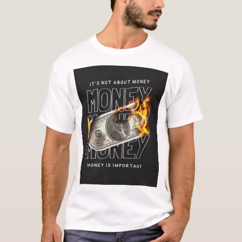 Burning Cash Money Inferno T_Shirt