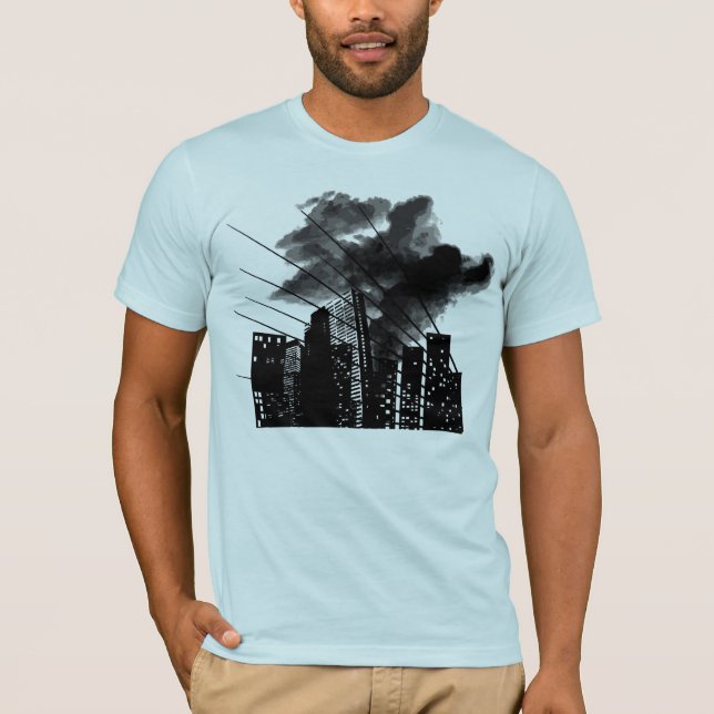 Burning city T-Shirt (Front)