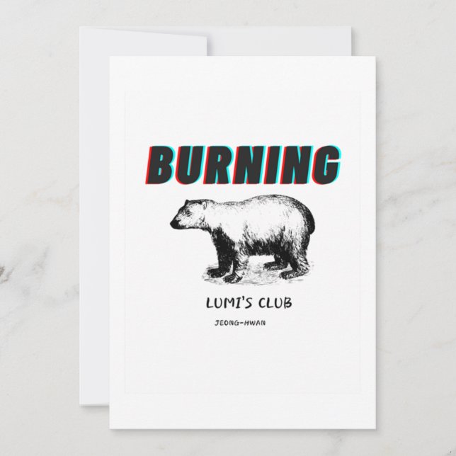 Burning Classic  Invitation (Front)