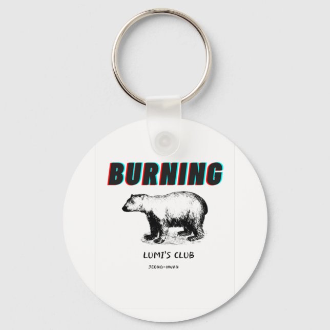 Burning Classic  Keychain (Front)