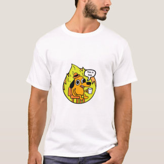 Burning dog T-Shirt