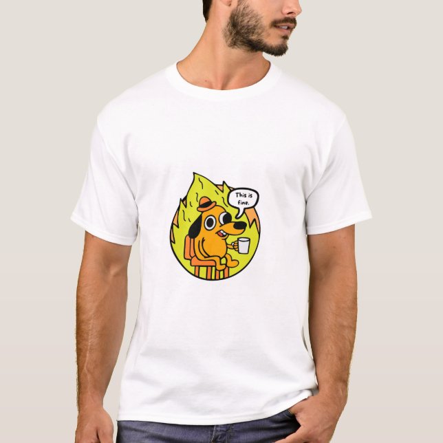 Burning dog T-Shirt (Front)