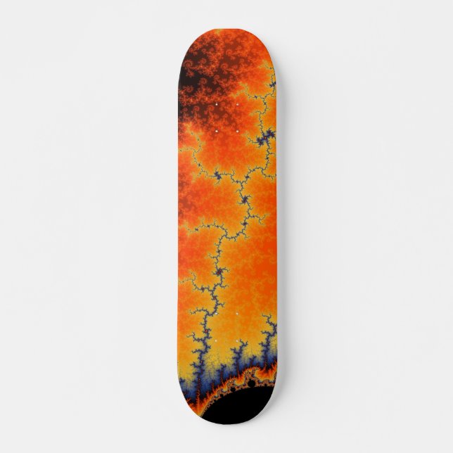 Burning Fault Line Skateboard Deck (Front)