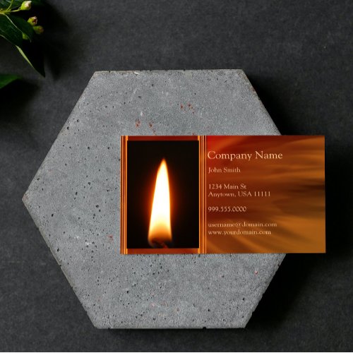 Burning Flame Business Card
