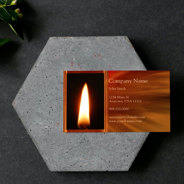 Burning Flame Business Card