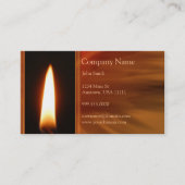 Burning Flame Business Card (Front)