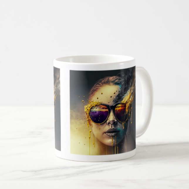 Burning Glasses Classic Mug, 11 oz  Coffee Mug (Front Right)