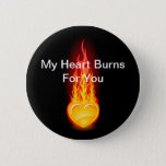 Burning Heart Button