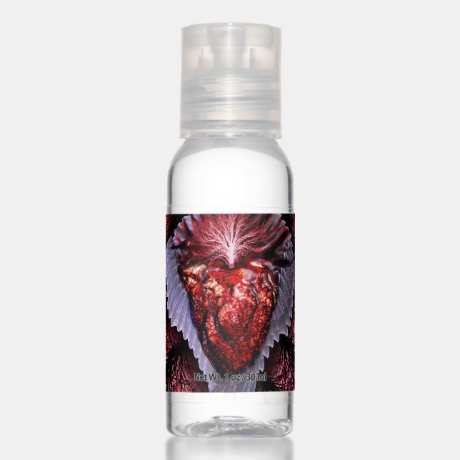 Burning Heart Hand Sanitizer (Front)