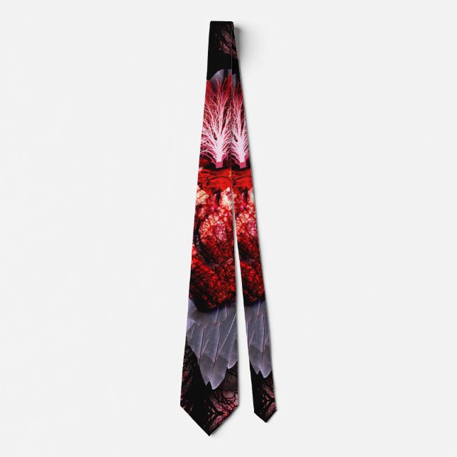 Burning Heart Neck Tie (Front)