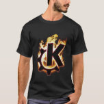 Burning KDE Linux Icon T-Shirt