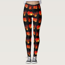 Burning Love Forest BurnDown Leggings