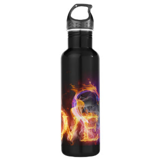 Burning Love Stainless Steel Water Bottle