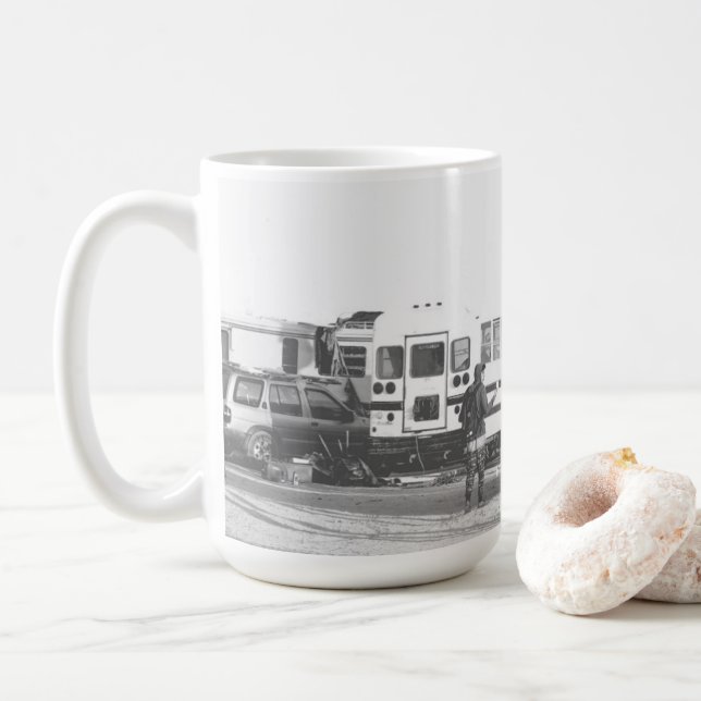BURNING MAN MUG (With Donut)