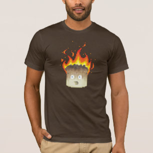 Burning Marshmallow Pixel Art T-Shirt