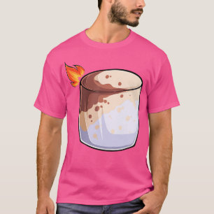 Burning Marshmallow S'Mores Group Camping T-Shirt