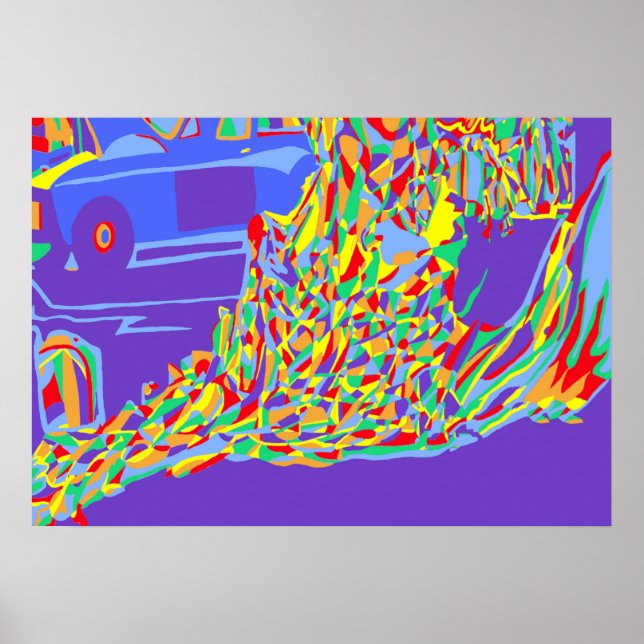 Burning Monk Poster (Front)