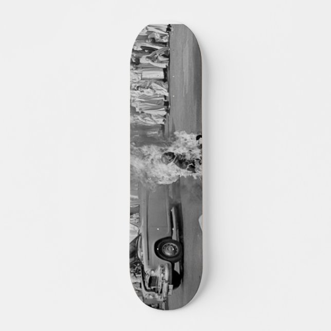 Burning Monk Skateboard Deck (Front)