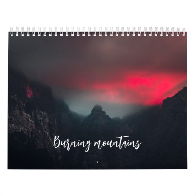 Burning mountains calendar  (Cover)