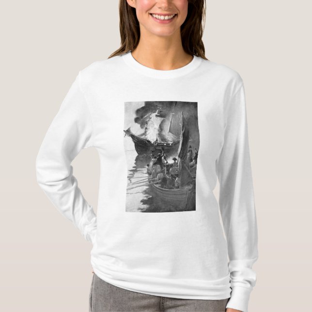 Burning of the Gaspee T-Shirt (Front)