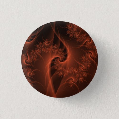 Burning Orange Twist  Pinback Button