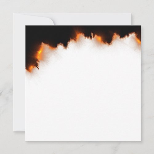 Burning Paper Background Template Area