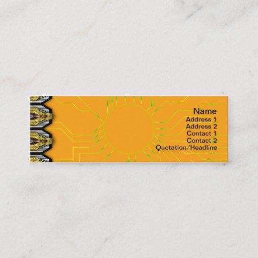 Customizable Burning Red Magma Waves Big Paper Cut Out Business Card