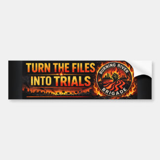 Burning River Brigade Bumper Sticker