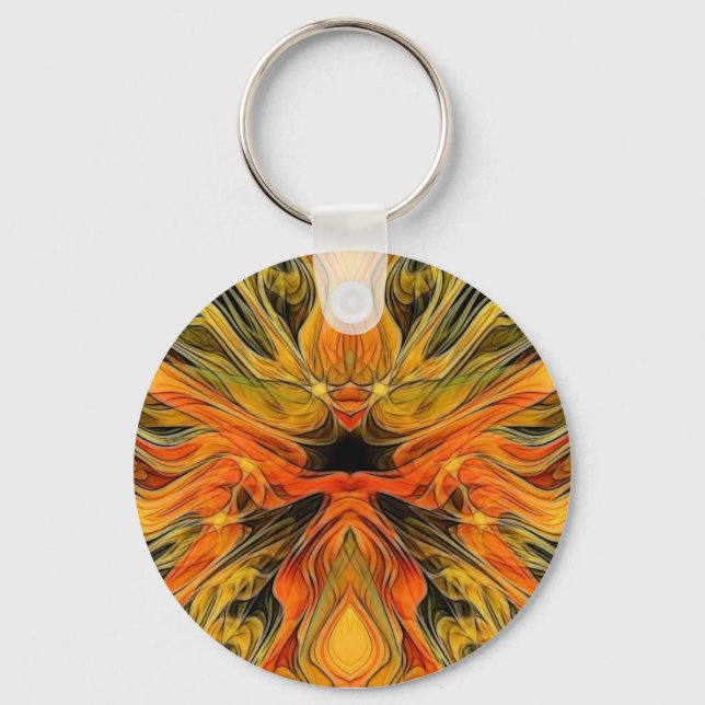 Burning Sage Bush (Key Chain) Keychain (Front)