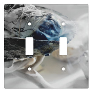 Burning Sage Smoking Metaphysical Esoteric Light Switch Cover