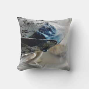 Burning Sage Smoking Metaphysical Esoteric Throw Pillow