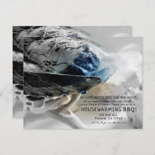 Burning Sage Smoking Metaphysical House Warming Invitation