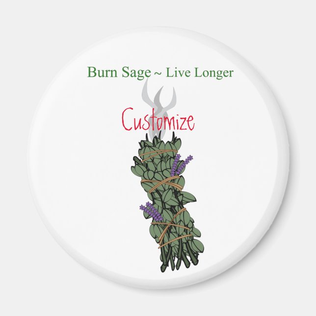 Burning Sage Thunder_Cove Magnet (Front)