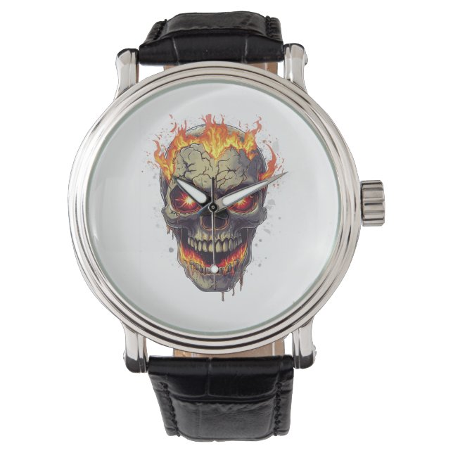 Burning Skull Inferno Watch (Front)