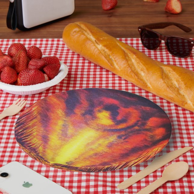 Burning Sky Paper Plates (Picnic)