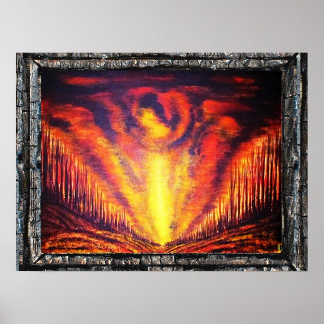 Burning Sky Poster (Front)