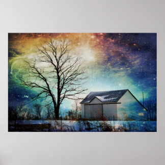 burning sky poster