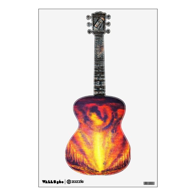 Burning Sky Wall Decal (Front)