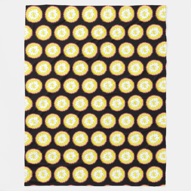 Burning star fleece blanket (Front)