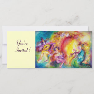 BURNING THE CARNIVAL, Mardi Gras Masquerade Ball Invitation