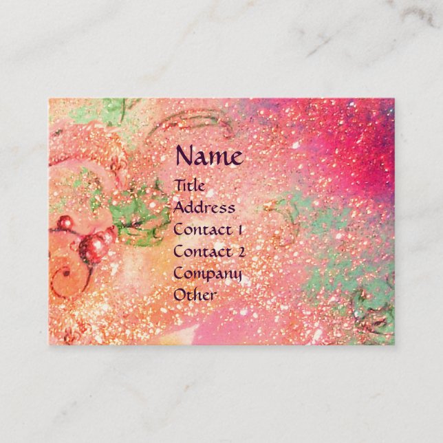 BURNING THE CARNIVAL / Theater ,Dance and Music Business Card (Front)