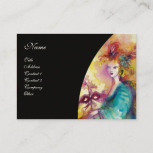 BURNING THE CARNIVAL / Theater ,Dance and Music Business Card