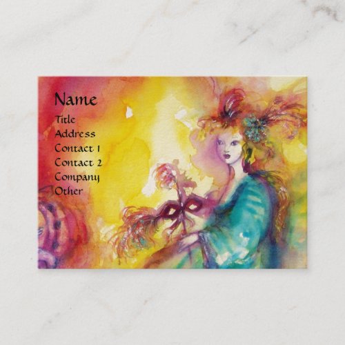 BURNING THE CARNIVAL / Theater ,Dance and Music Business Card Templates