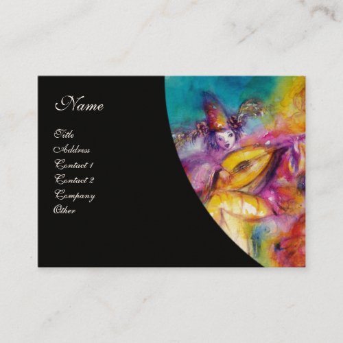 BURNING THE CARNIVAL  Theater Dance and Music Business Card