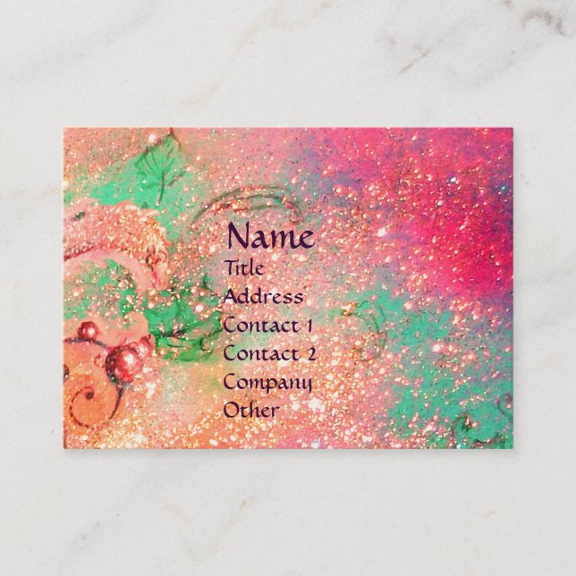 BURNING THE CARNIVAL / Theater ,Dance and Music Business Card (Front)