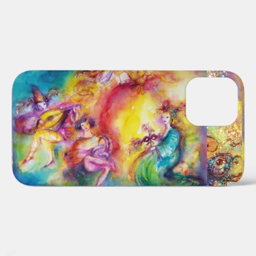 BURNING THE CARNIVAL  Venetian Masquerade Dance iPhone 12 Case